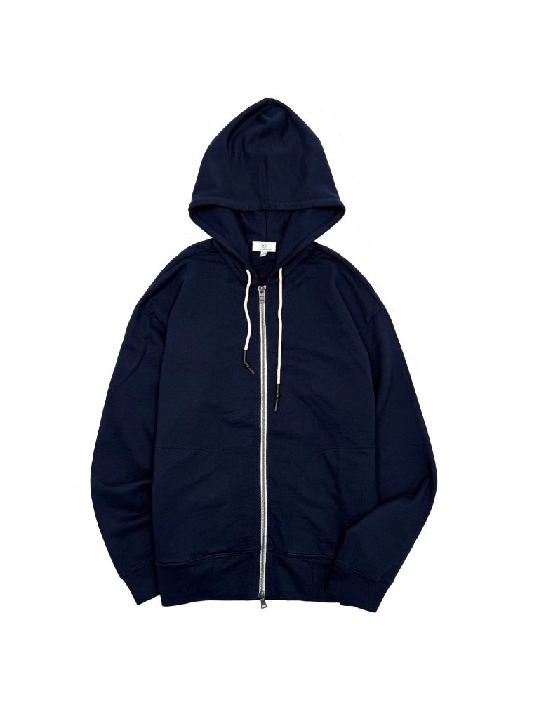 Ag Adriano Goldschmied Men's True Navy Full Zip Hoodie Size Medium Nwot